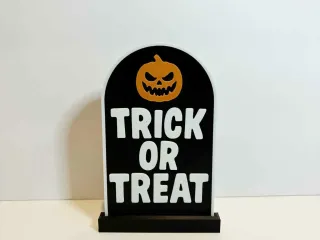 Trick or Treat Tombstone decor