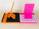 Phone tablet pen stand patterned design-7