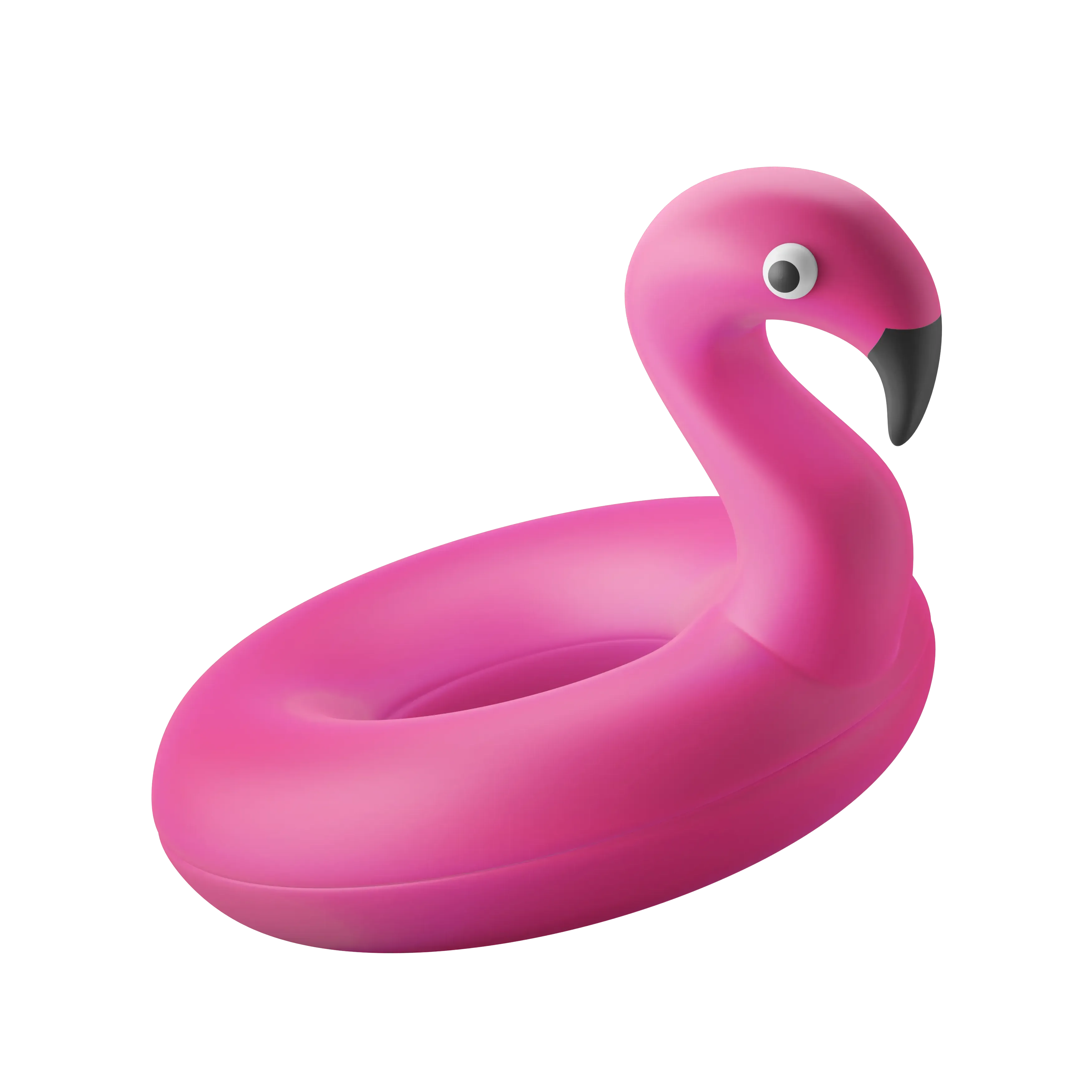 Flamingo swimming ring