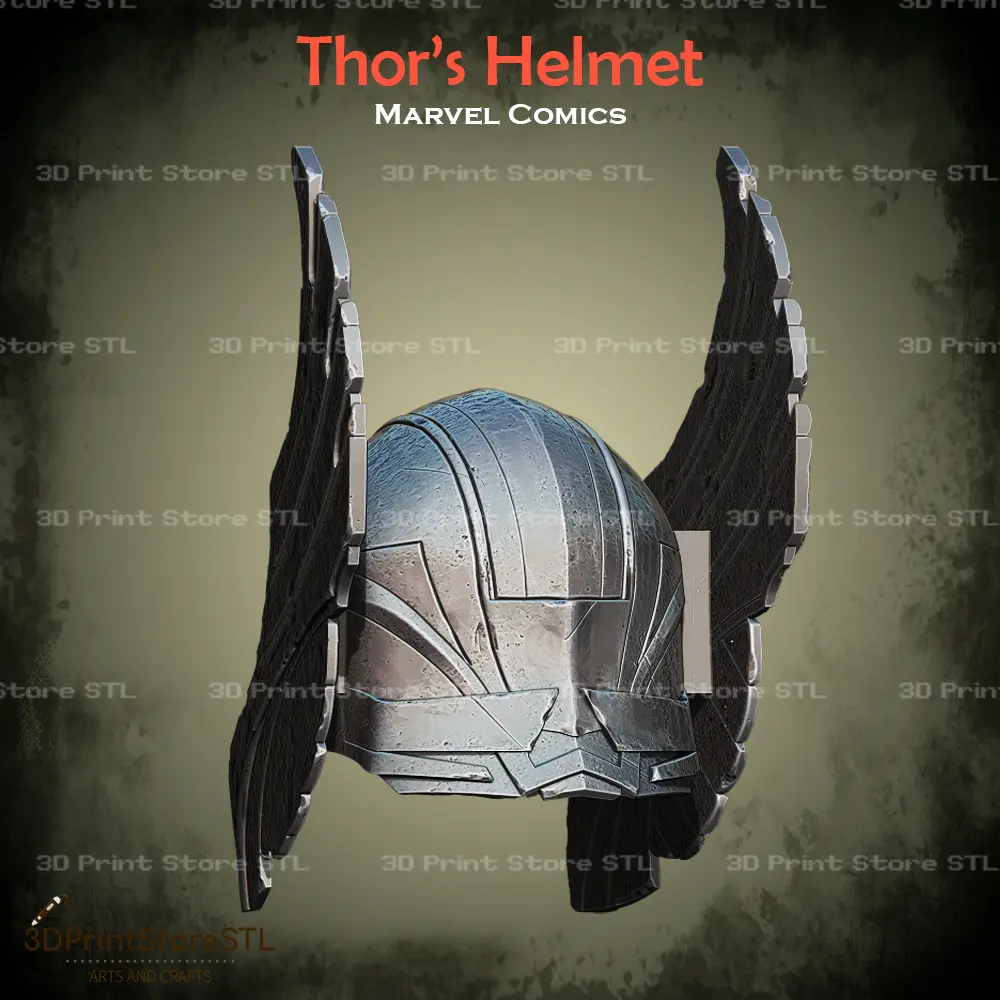 Casco Thor Cosplay Marvel - Archivo STL
