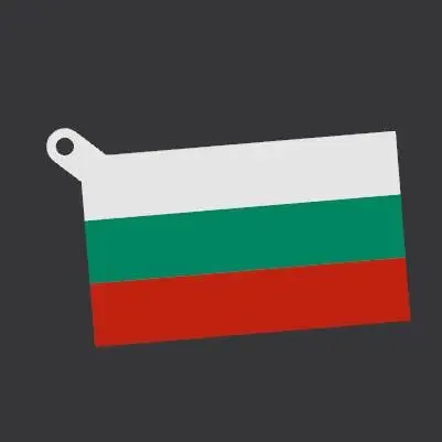 BG - Bulgaria Flag keychain