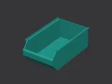 Stapelbox mit Schiene-0