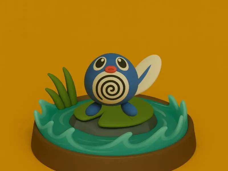 Estilo de batalla Pokemon - Poliwag #060