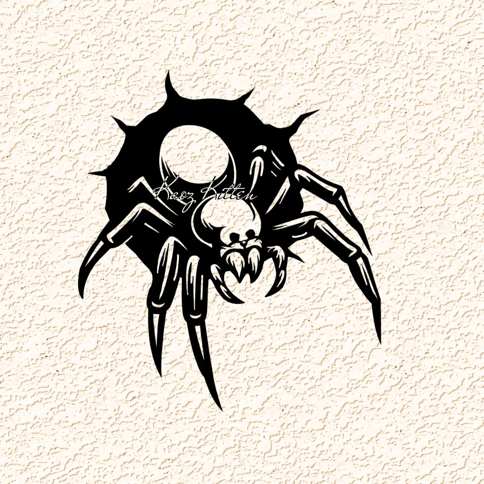 Fangs Venom Spider Wall Art Home Decor