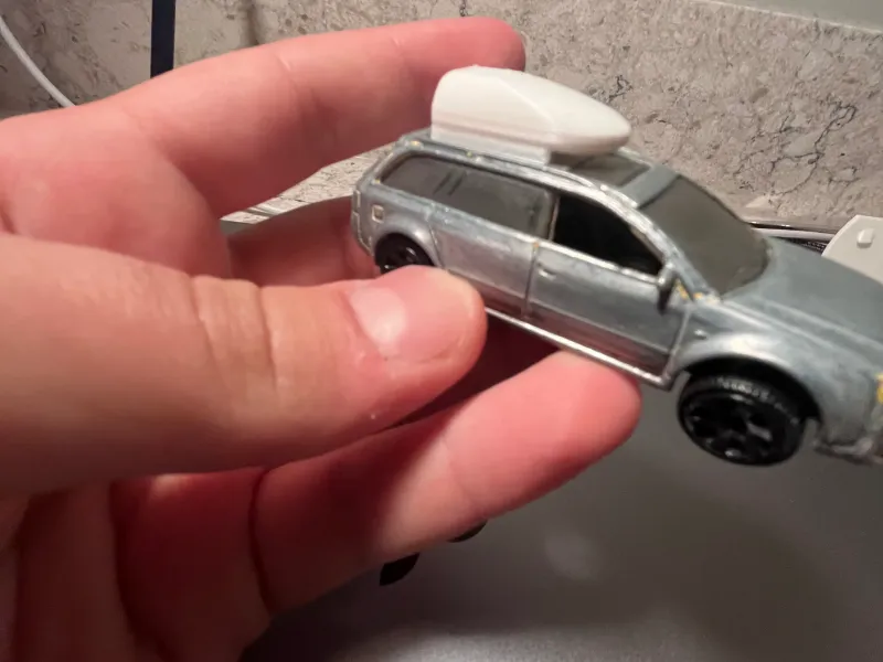 1/64 HOT WHEELS SKI BOX / ROOF RACK