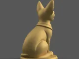 Stunning Pharaonic Statue STL File for Unique Decor-6