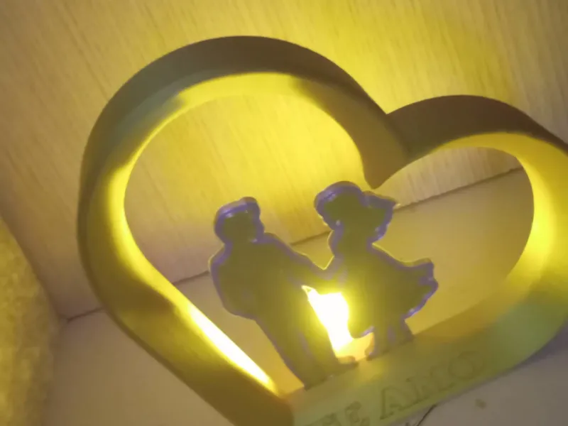 expositor para o amor luz vela