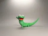 Tom Lizard waving hand-6