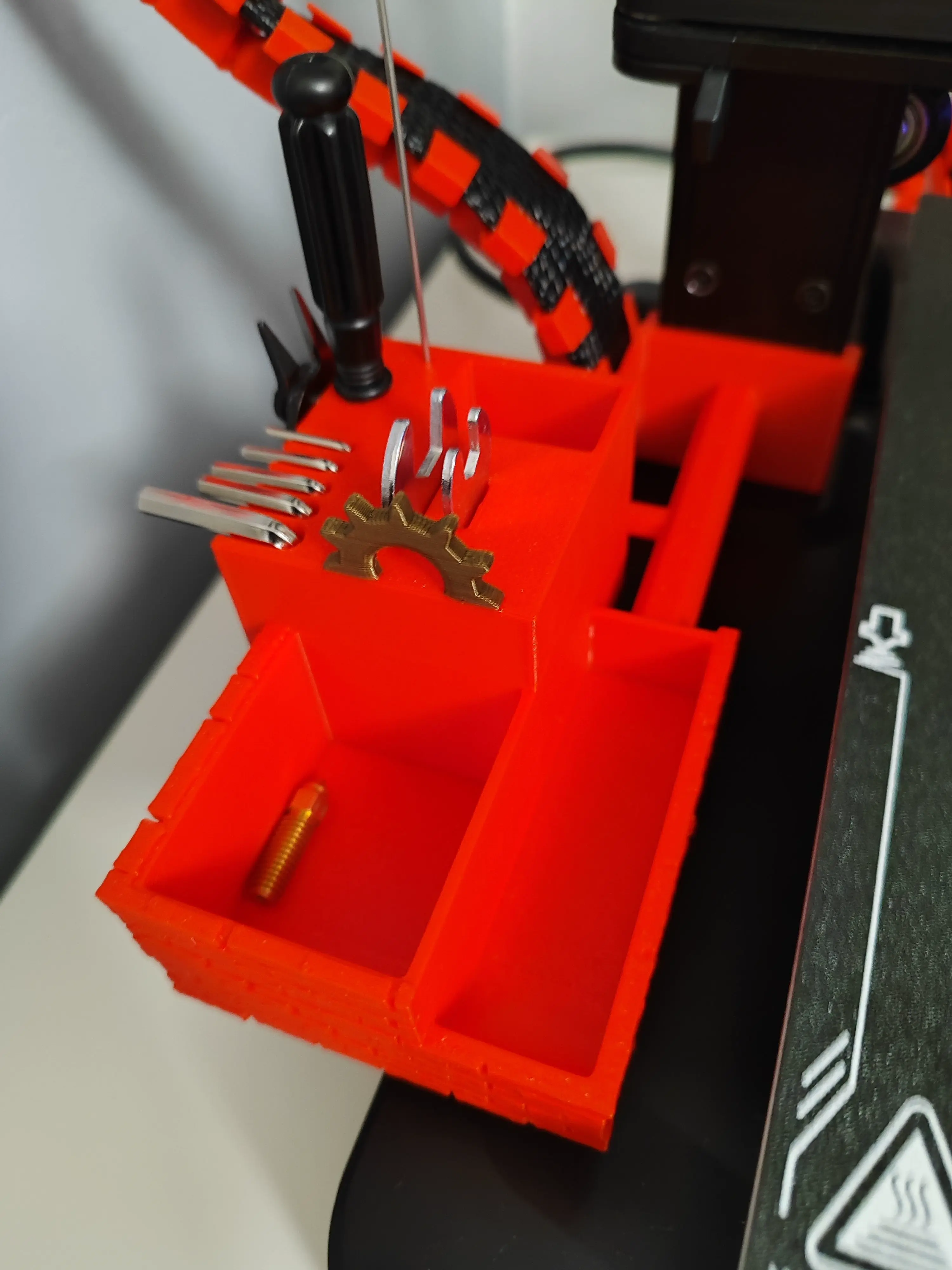 Ender-3 V3 KE - Suporte para ferramentas e cabos longos v3