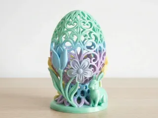 Spring Filigree Easter Egg