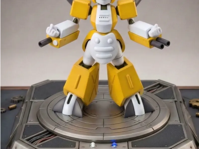 Metabee STL – Classic Medabot Robot Statue – High Detail 3D