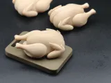Rotating Roasted Chicken Pendant, Fidget Toy-4