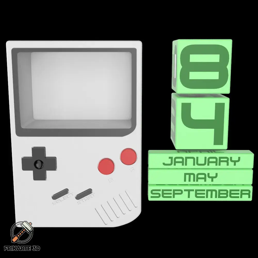 Game Boy Perpetual Calendar