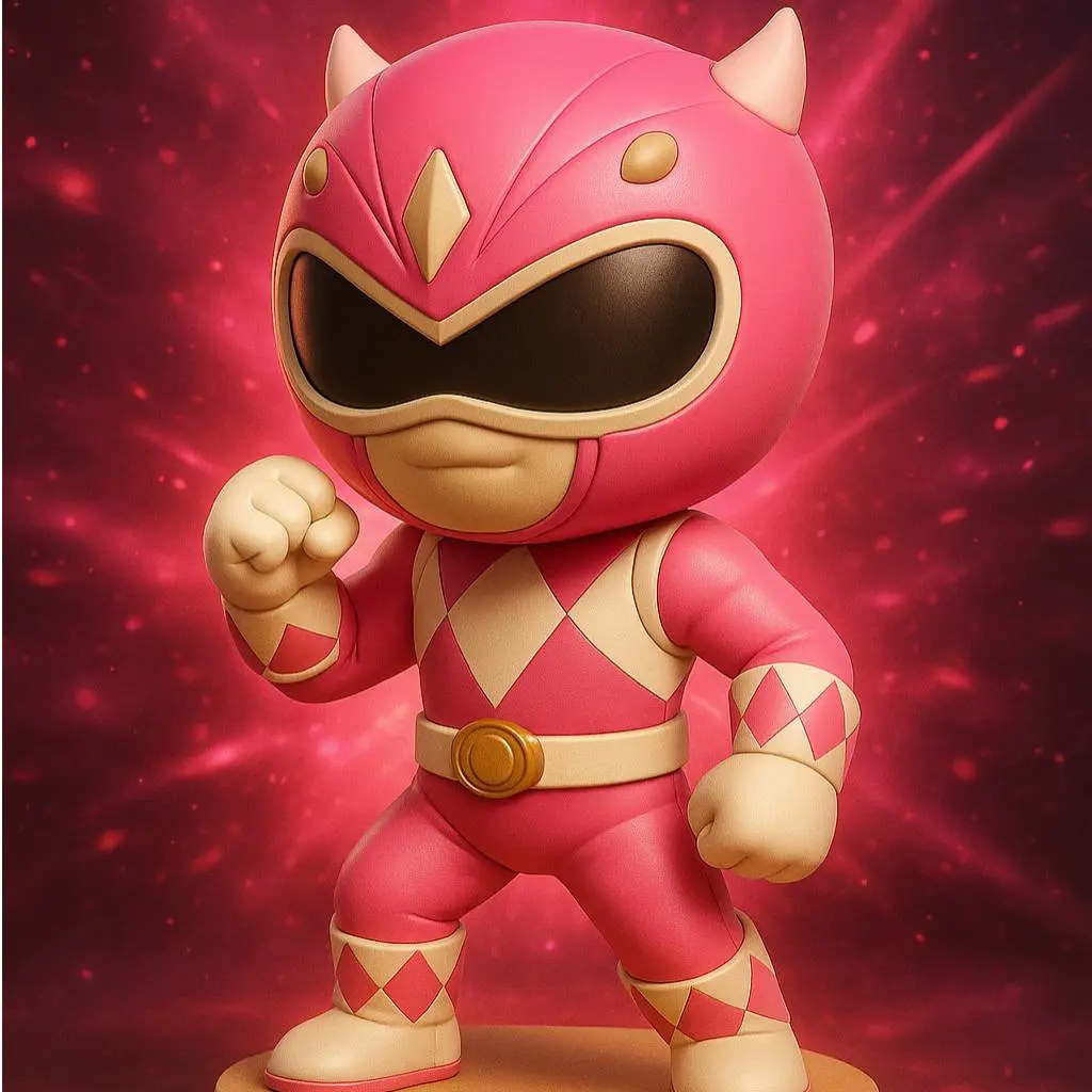Archivos de impresora 3D | Archivo 3MF | Power Rangers Rosa Chibi ...