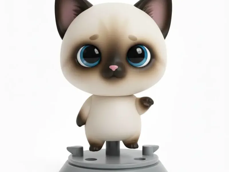 Gatito siames - tierno