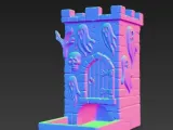 Gothic Haunted Dice Tower-5