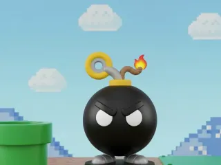 Bom_omb funko pop, mario bross