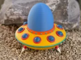 FLYING SAUCER WITH ALIEN-2