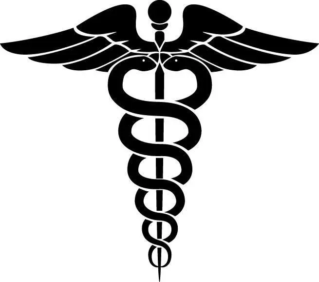 Caduceus sign