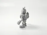 Cute Robot Figurine Chibi Desktop 3D Printable-3