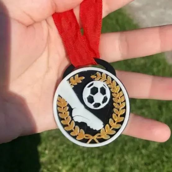 medalla de futbol