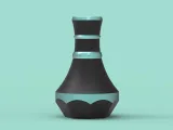 Azure Accent Vase – Modern 3D Printable Decor-4