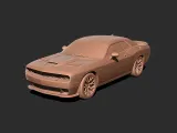 Dodge challenger Car 3D print model-6