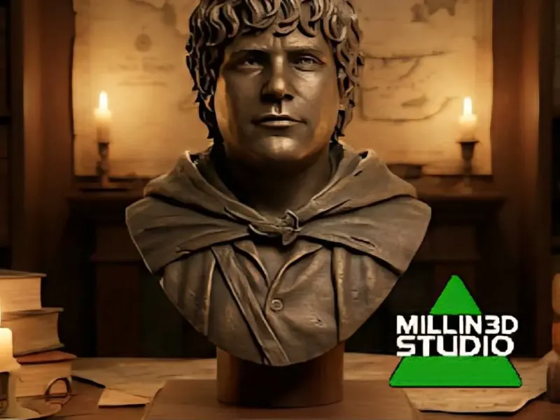 LOTR Lord of rings Hobbit Samwise Gamgee Bust Statue