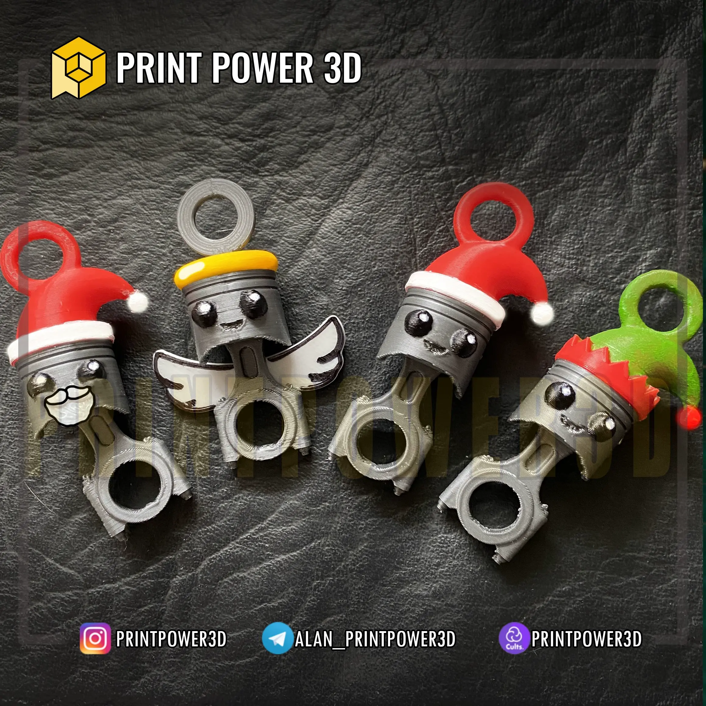TIERNO ADORNO PISTON NAVIDAD