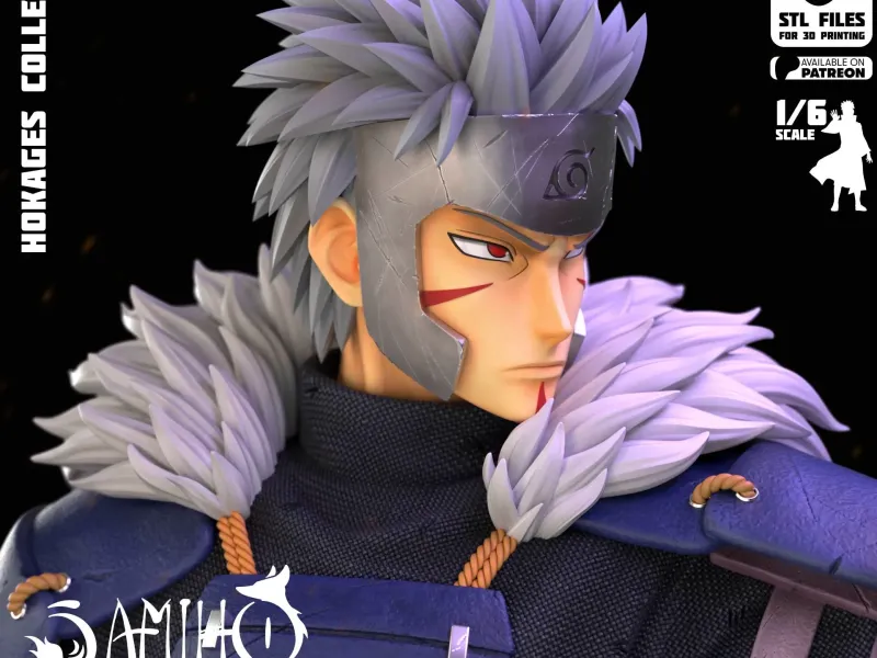 Samiho Studios - Senju Tobirama: STLs ready for printing