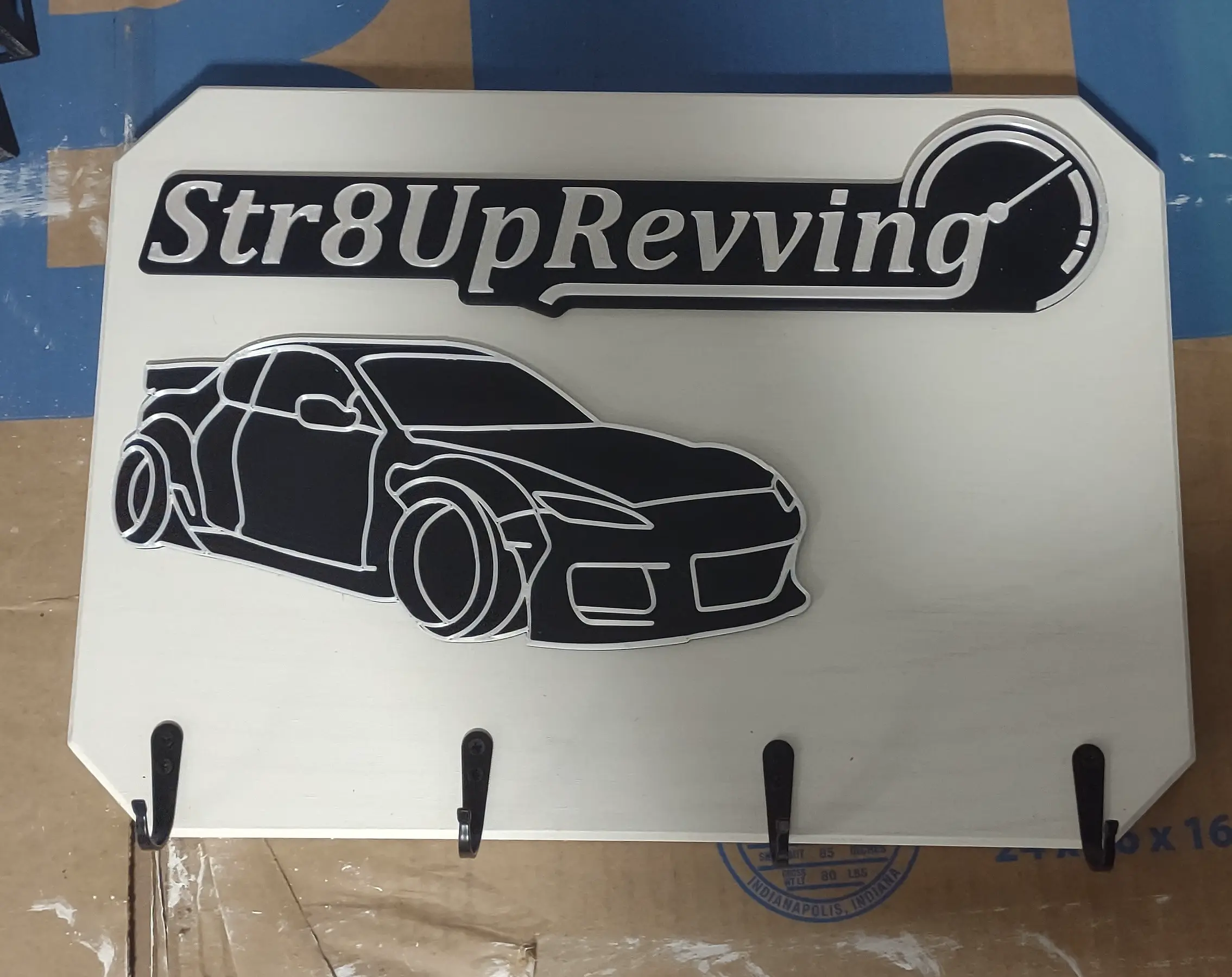 Slammed Stanced Widebody Mazda RX8 Car Art Design