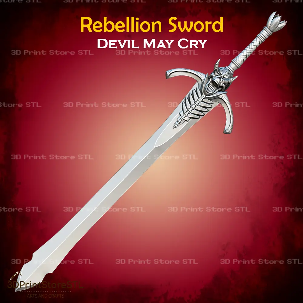 Rebellion Sword Cosplay Devil May Cry - STL Dosyası