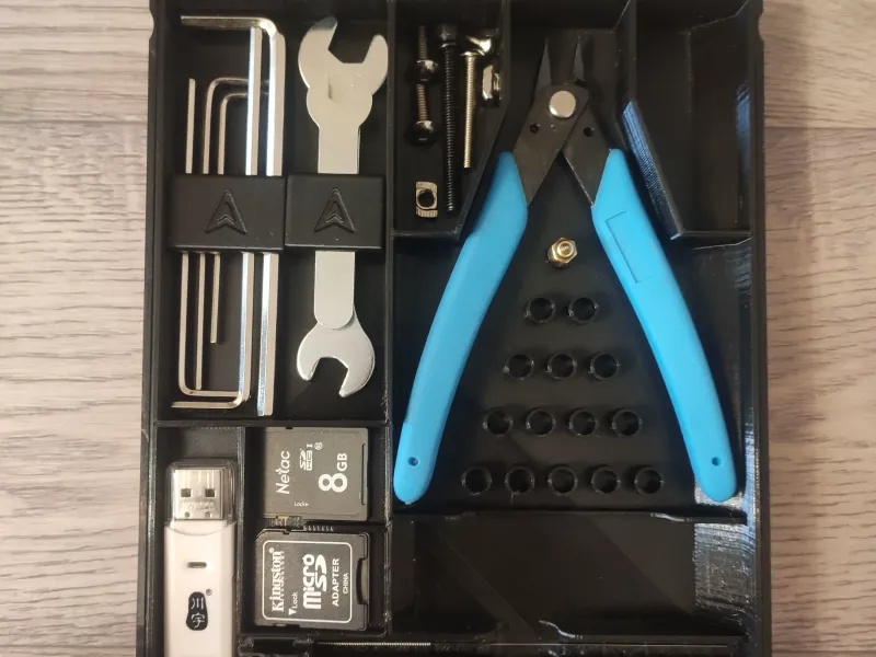 Ender 3 S1 Pro 托盘收纳插件及钥匙扣