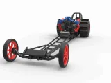 Diecast Moteur avant dragster turbo avec V8 Echelle 1:25-2