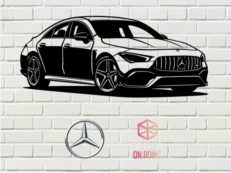 MERCEDES CLA 45 AMG - ARTE DE PARED 2D