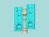 Candle Mold A16 - Molding Maker Wick Template-0