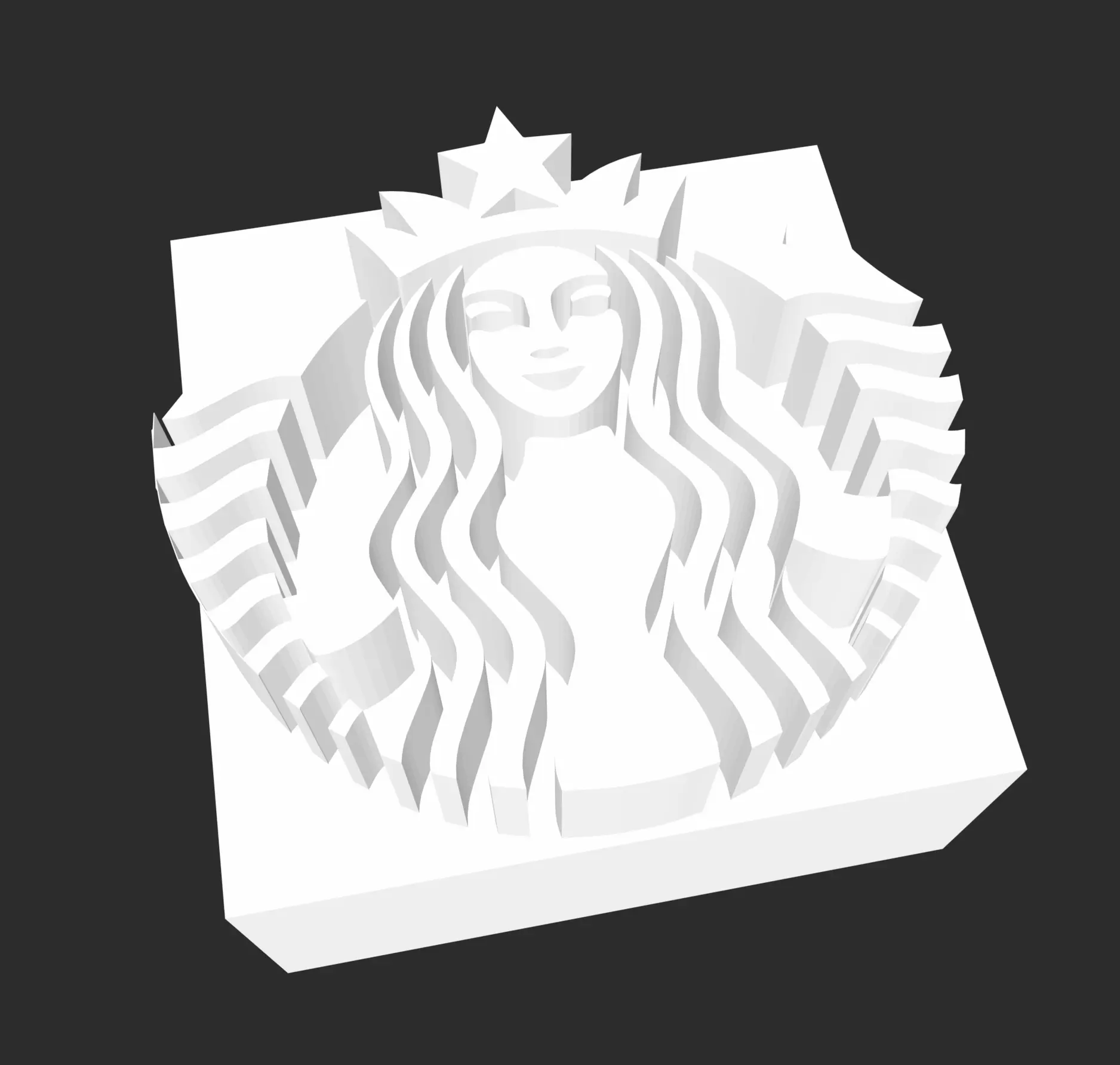 Starbucks Logo 3d Models Download Creality Cloud