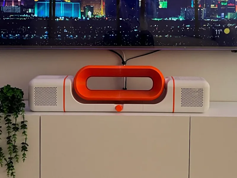 Ventilador sin aspas decorativo para purificación de aire