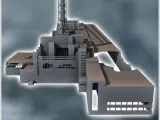 Chernobyl nuclear power plant with open reactor after explos-4