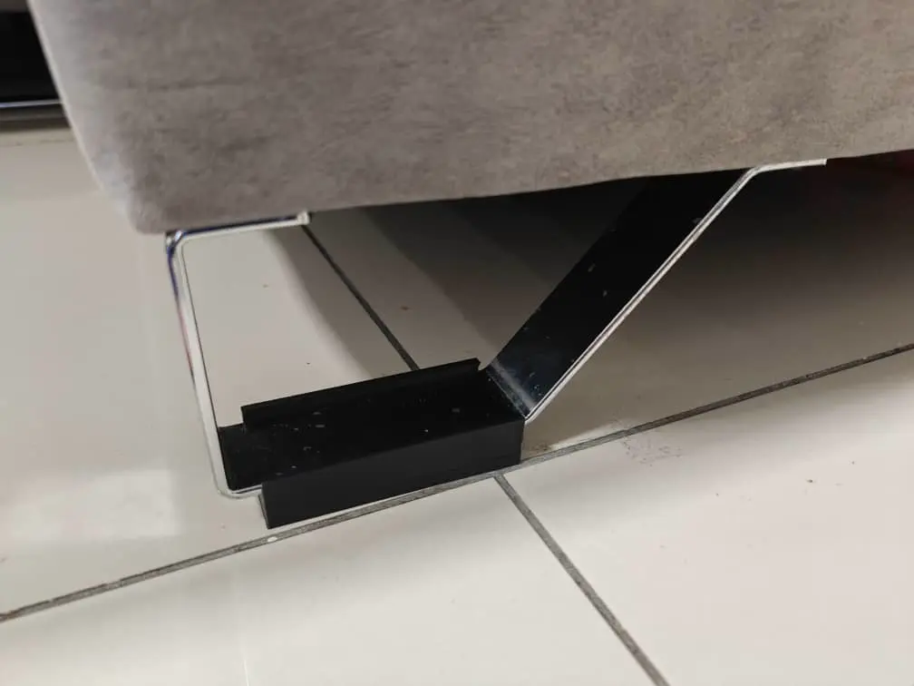 Sofa Leg Extension for Robot Vacuum Access