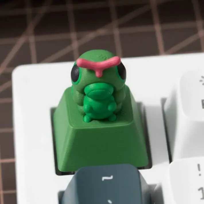 Caterpie Pokemon keycap