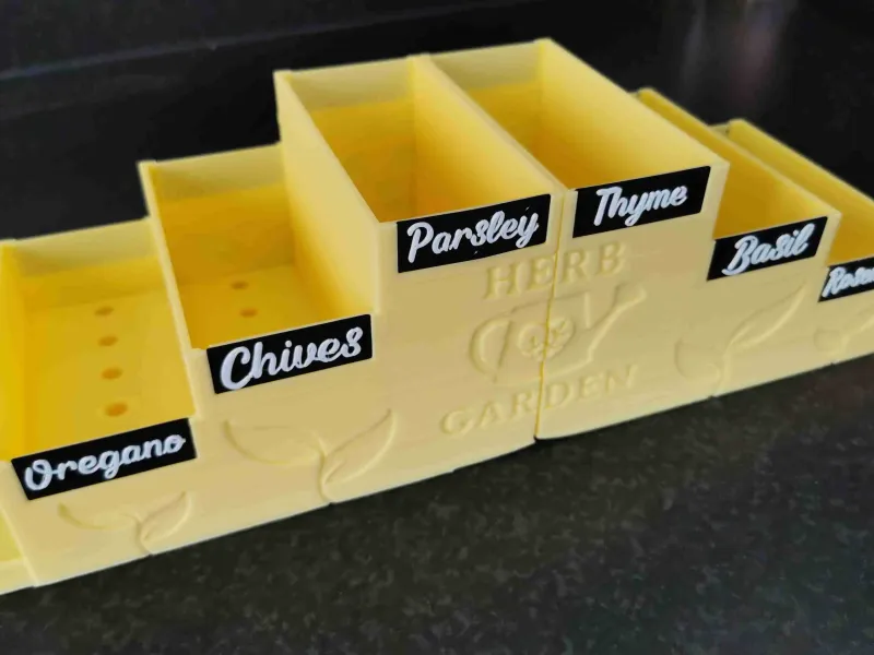 Herb Garden Planter For Windowsills And Tables - NO SUPPORT !