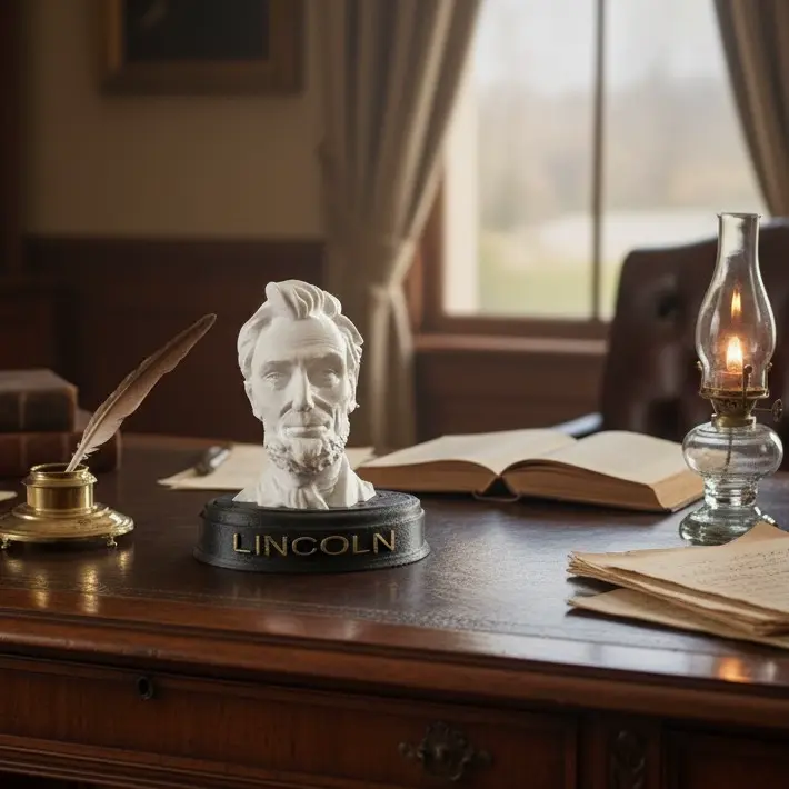 Abraham Lincoln Bust Figurine