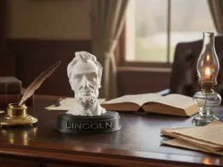 Abraham Lincoln Bust Figurine