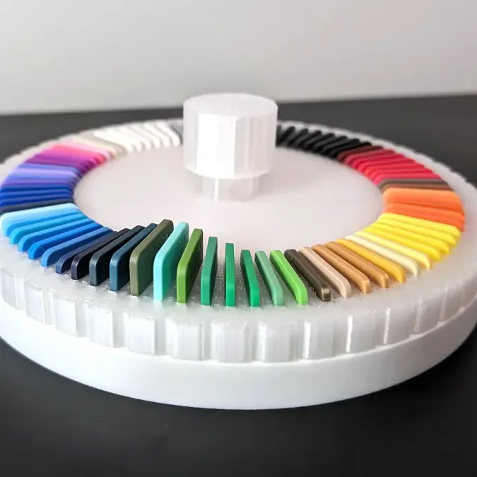 80 pieces filament swatch carousel