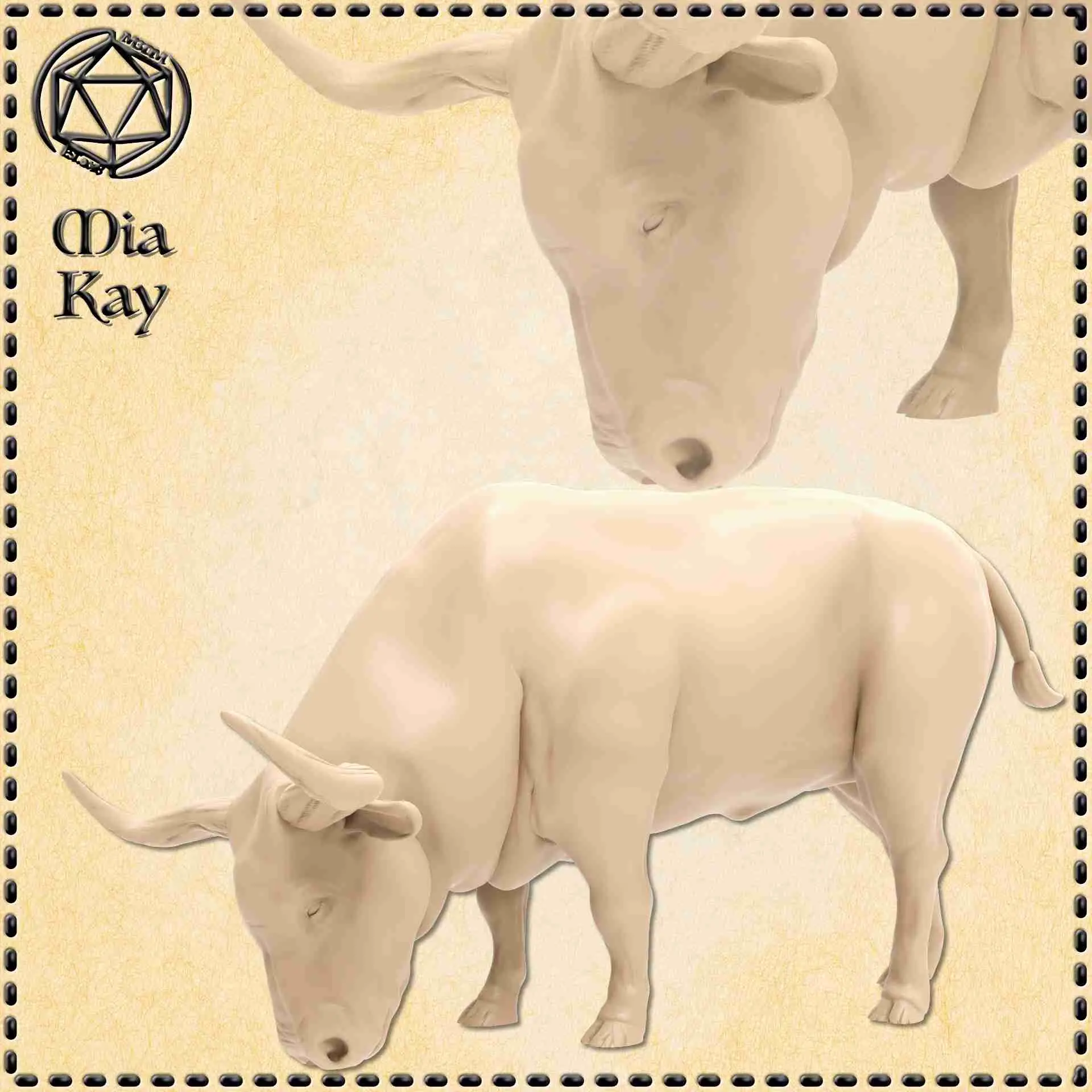 Oxen - 2 Poses