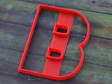 LETTER B COOKIE CUTTER-0