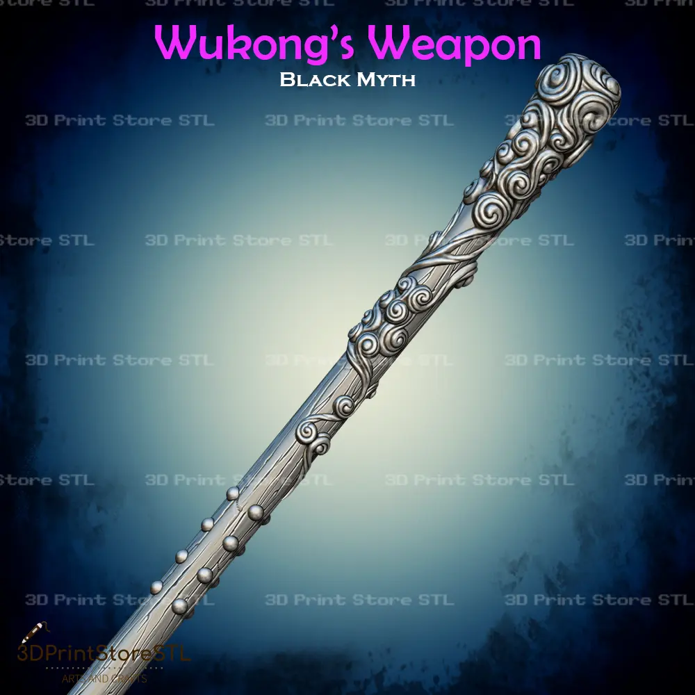 WuKong Weapon Cosplay Black Myth - STL File