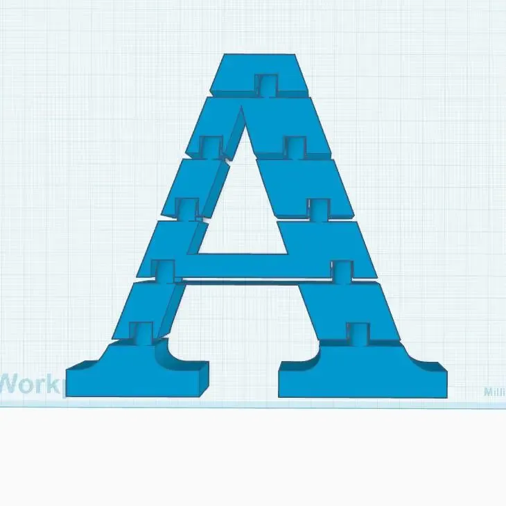 Flexi A letter A flexible