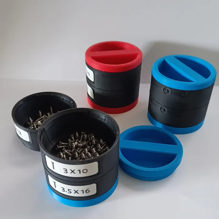 Twist Open Container - Home - PLA - 3D printed product - фото 5